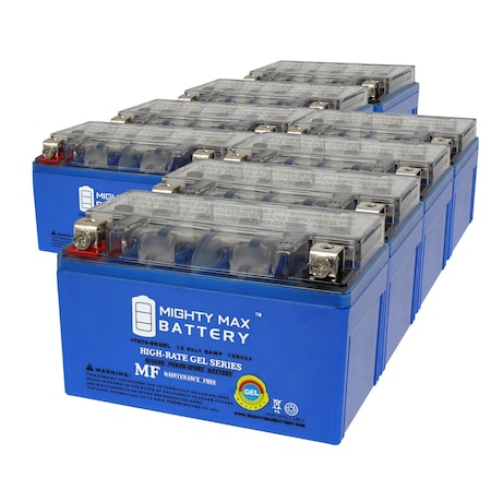YTX7A-BSGEL 12V 6AH Replacement Battery compatible with Honda TR200 Fat Cat 150 Skyhawk 170-8 Pack